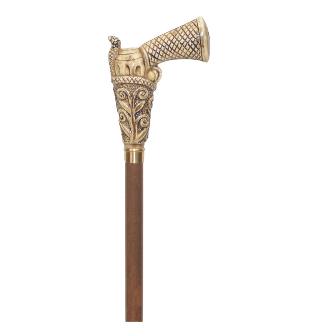 The Peacemaker Walking Cane in Antique Ivory Color