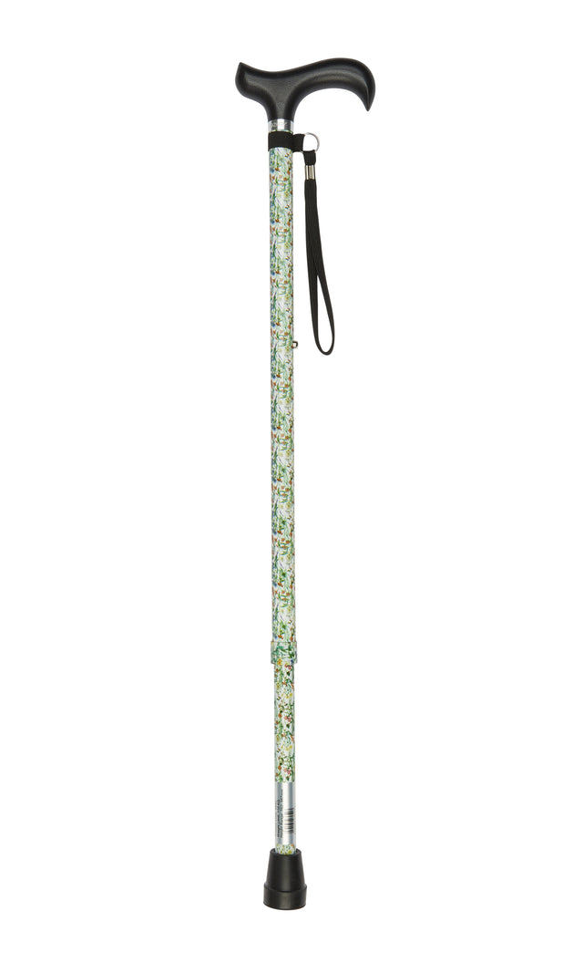 Adjustable Wildflowers Design Walking Cane-Classy Walking Canes