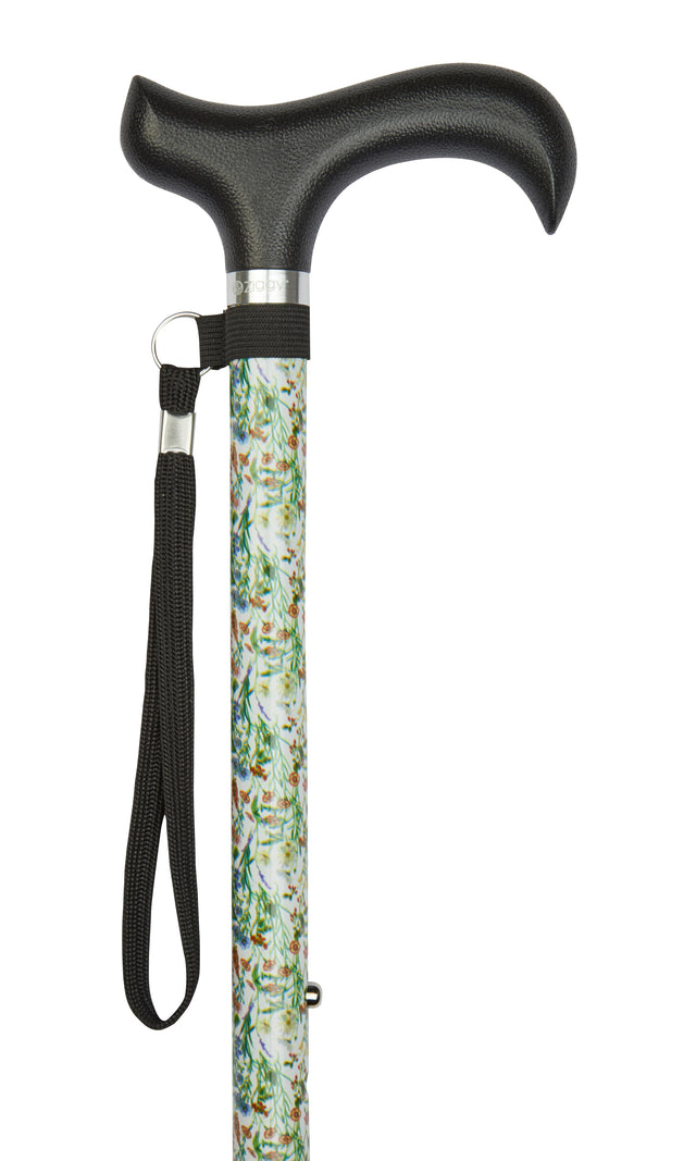 Adjustable Wildflowers Design Walking Cane-Classy Walking Canes