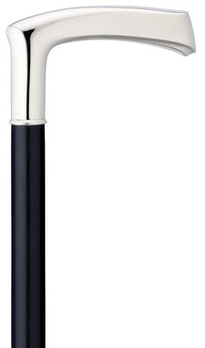 Alpacca Silver L Shape Handle-Classy Walking Canes