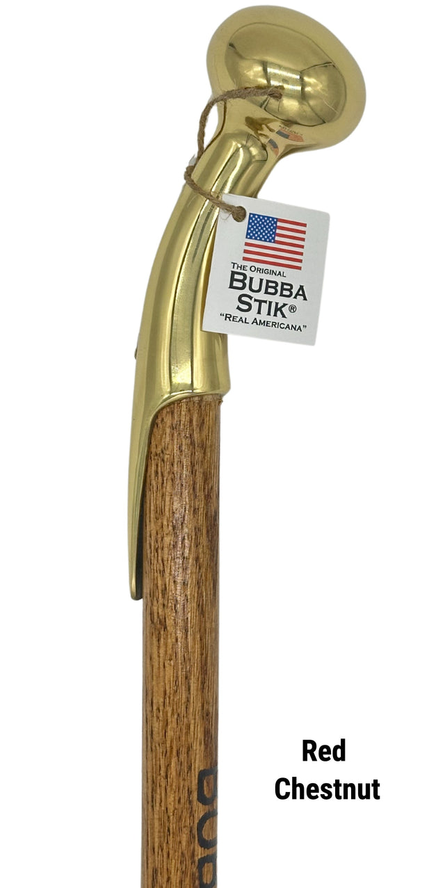 The Original Bubba Stick Brass 39 inches-Classy Walking Canes