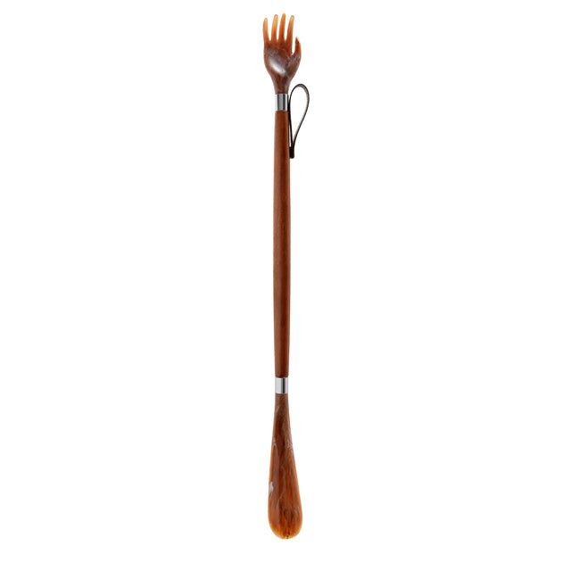 Back Scratcher Shoe Horn Onyx Effect-Classy Walking Canes