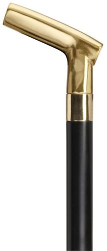Brass Golf Putter with Black Shaft-Classy Walking Canes