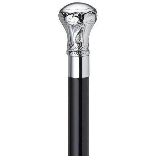 Chrome Plated Brass Knob-Classy Walking Canes