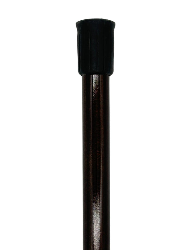 Classy Cane with Brown Fritz Handle in Italian Leather-Classy Walking Canes