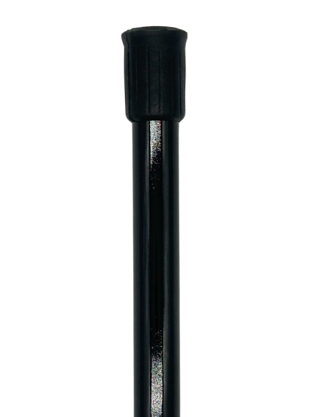 Classy Cane with Coconut Black Fritz Handle in Italian Leather-Classy Walking Canes