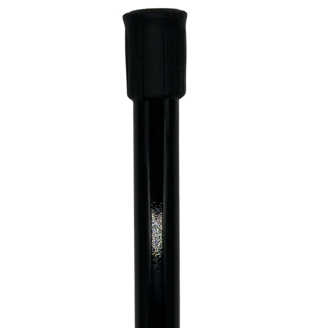 Classy Crook Handle Walking Cane in Black from Italy-Classy Walking Canes