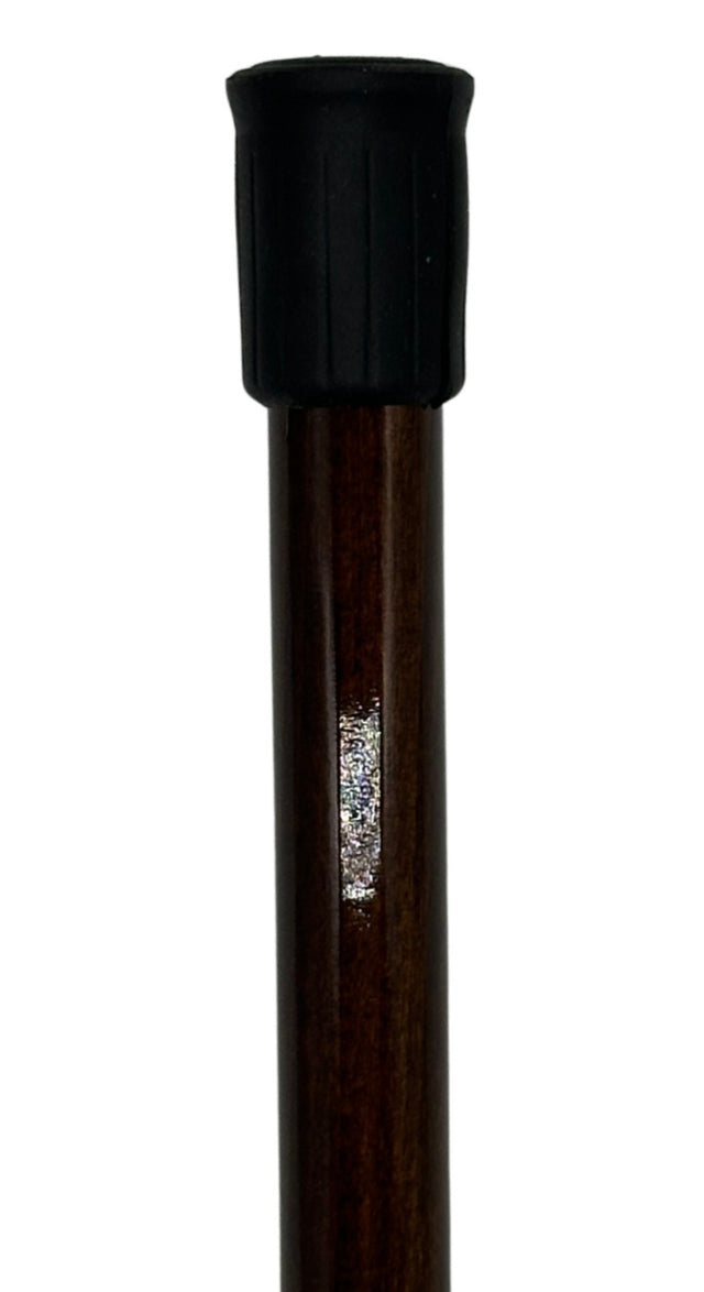 Classy Crook Handle Walking Cane in Tortoise Shell Effect from Italy-Classy Walking Canes