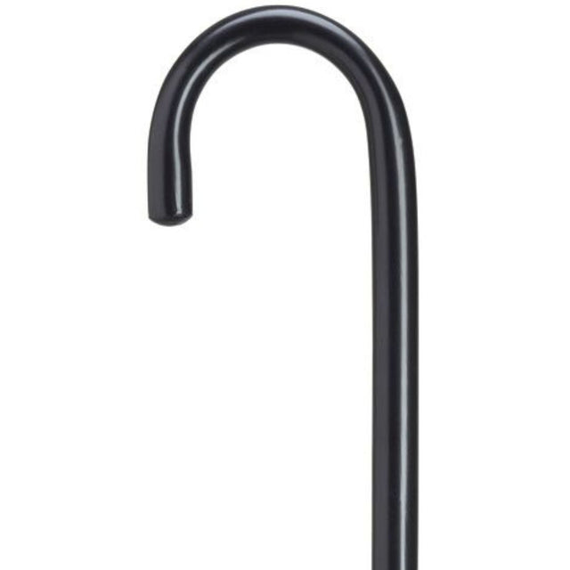 Classy Walking Cane 1 inch Crook in Black 36 inches tall-Classy Walking Canes