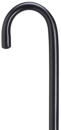 Classy Walking Cane 1 inch Tall Crook in Black-Classy Walking Canes