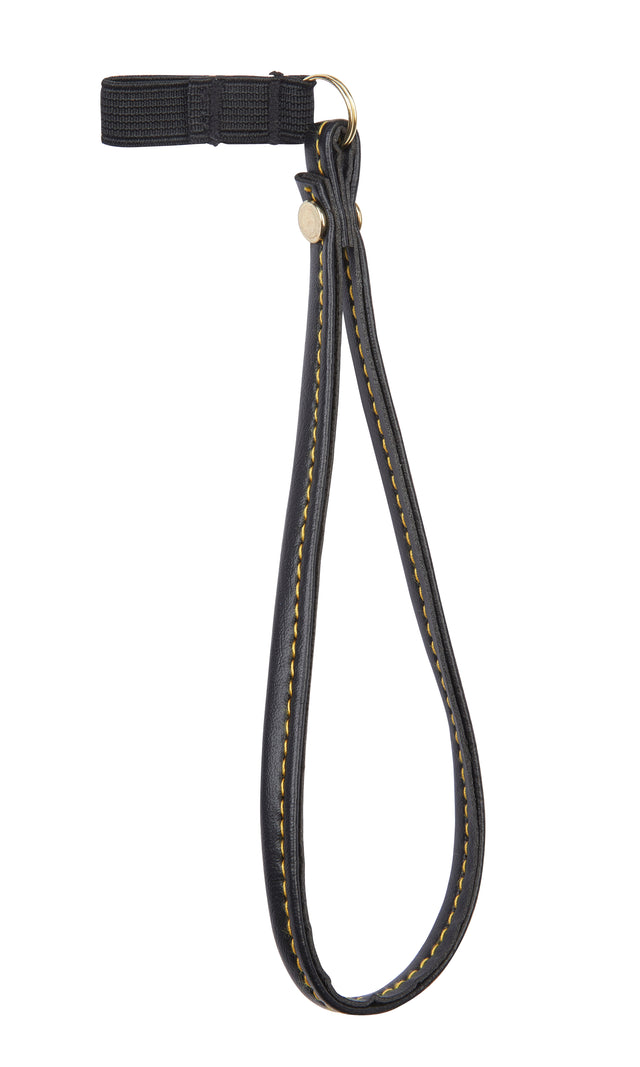 Classy Walking Canes Black Faux Leather Wrist Strap-Classy Walking Canes