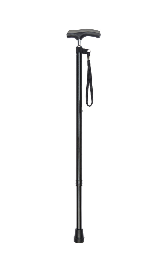 Comfy Grip Handle with Adjustable Height in Black-Classy Walking Canes
