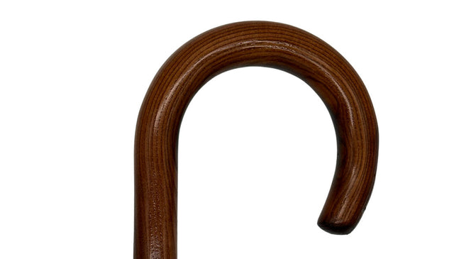 Dark Swirl Acacia Cane with Crook Handle-Classy Walking Canes