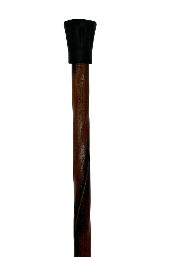 Dark Swirl Acacia Cane with Crook Handle-Classy Walking Canes