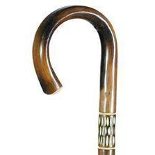 Gents Chestnut Crook-Classy Walking Canes