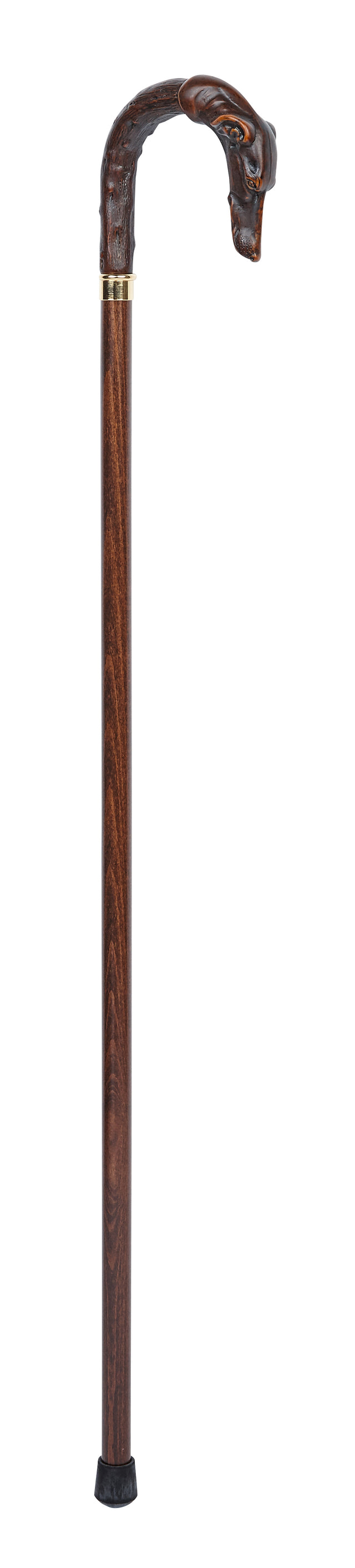 Greyhound Dog Cane with Crook Handle-Classy Walking Canes