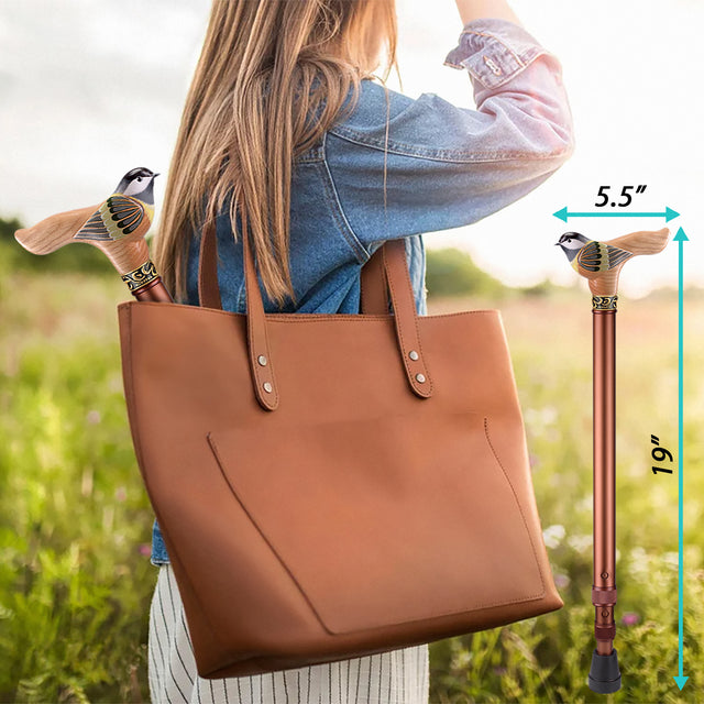 Handmade Birdie Walking Cane with Adjustable Aluminum Shaft-Classy Walking Canes