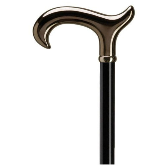 Ladies Black Chrome-Classy Walking Canes