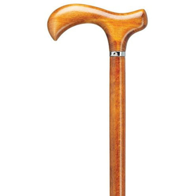 Ladies Melbourne Derby Cane in Cherry Finish-Classy Walking Canes