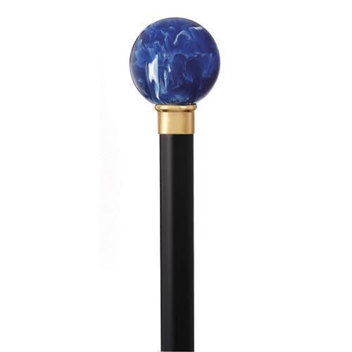 Lapis Hand Crafted Walking Stick-Classy Walking Canes