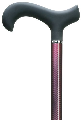 Men's Red Mesh Carbon Fiber Cane-Classy Walking Canes
