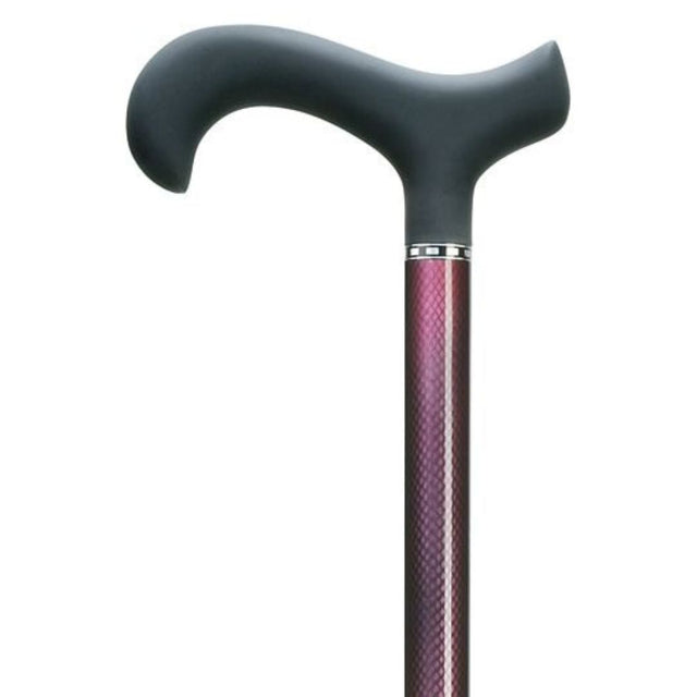 Men's Red Mesh Carbon Fiber Cane-Classy Walking Canes