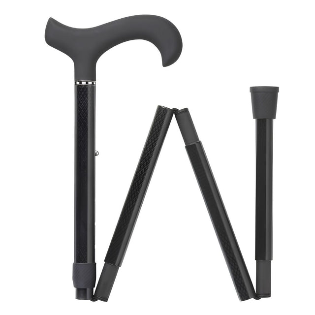 Men's Triple Wound Folding Ultra Light Carbon-Classy Walking Canes