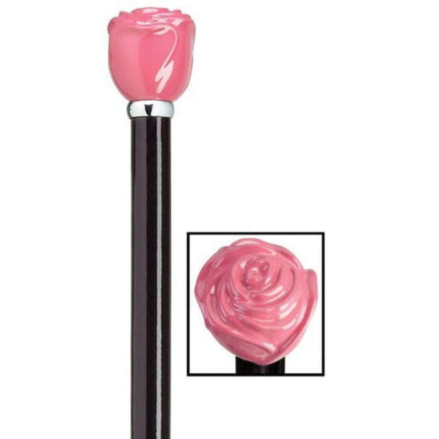 Pink Rose Fashion Cane-Classy Walking Canes