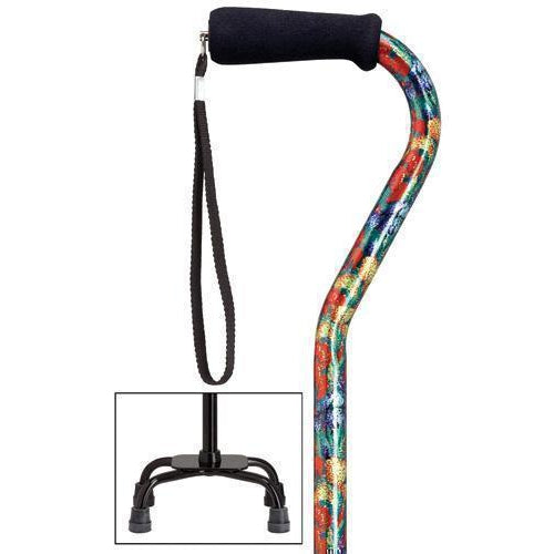 Summer Garden Fashion Quad-Cane Small Base-Classy Walking Canes
