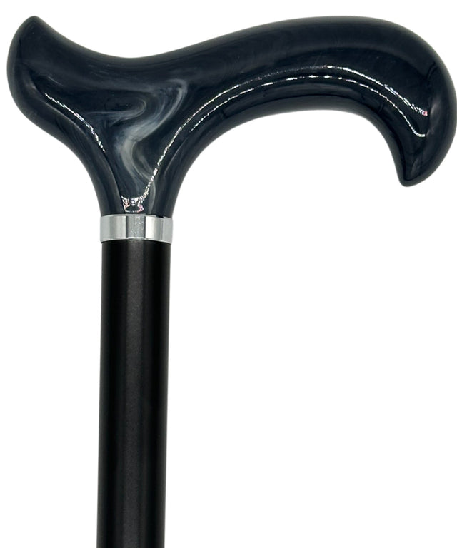 Tall Adjustable Classy Cane in Black 31" to 38"-Classy Walking Canes