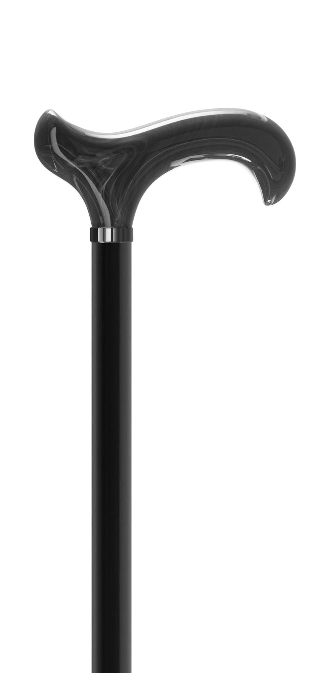 Tall Adjustable Classy Cane in Grey Horn 31" to 38"-Classy Walking Canes