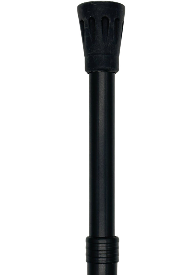 Tall Adjustable Coconut Red Derby Leather Handle 31" to 38"-Classy Walking Canes