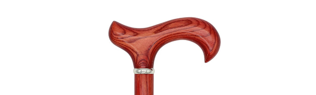 Tuscan Sienna Red with Derby Handle-Classy Walking Canes
