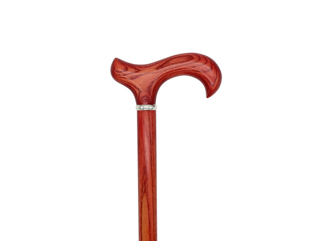 Tuscan Sienna Red with Derby Handle-Classy Walking Canes
