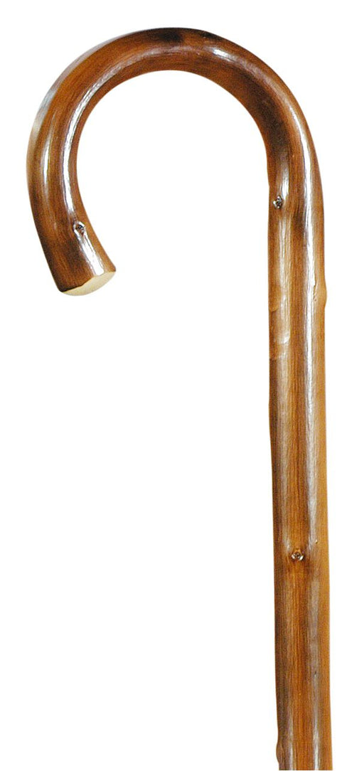 Gents Scorched Chestnut Crook-Classy Walking Canes
