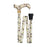 British Owls Design Folding Adjustable Cane with Derby Handle-Classy Walking Canes