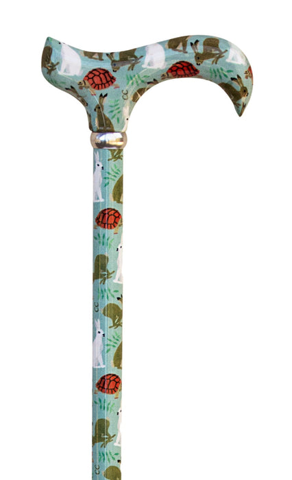 Adjustable Fashionable Hare and Tortoise-Classy Walking Canes