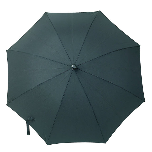 Walking Stick Umbrella with Black Canopy and Fritz Handle-Classy Walking Canes