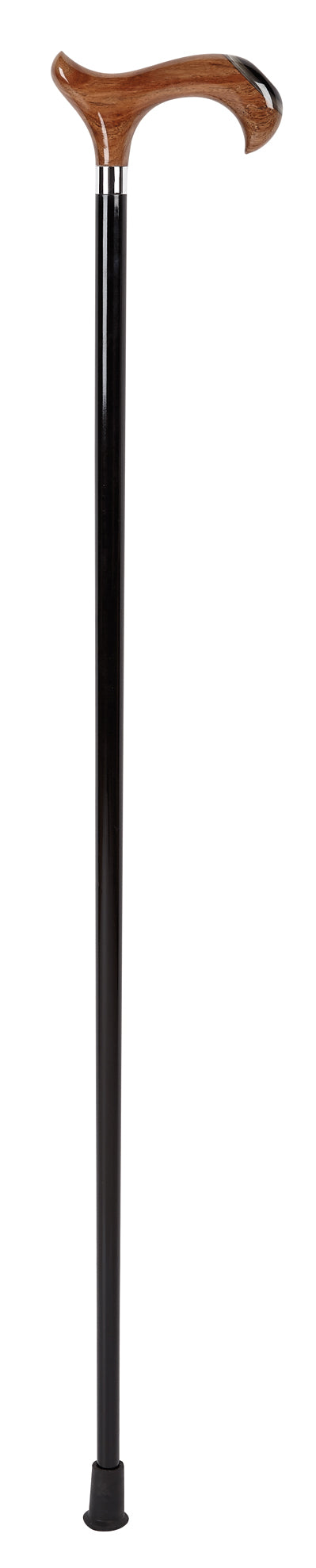 Ziggy Horn Derby Handle with on a Black Shaft-Classy Walking Canes