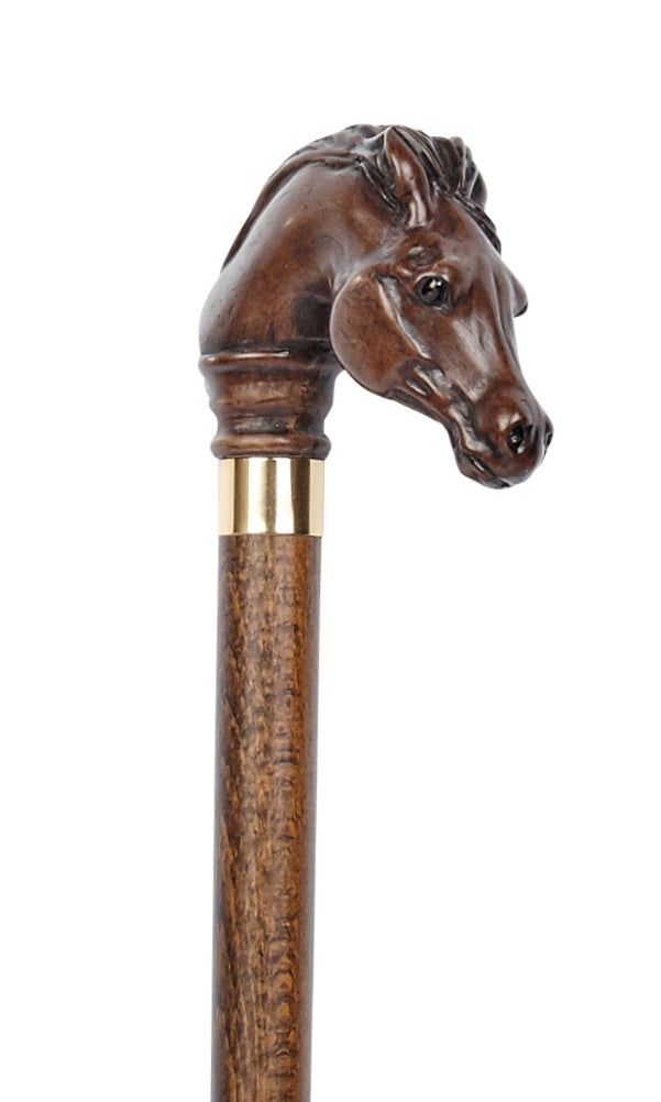 Ziggy Moulded Horse Head on a Maple Shaft-Classy Walking Canes