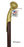 The Original Bubba Stick Brass 39 inches-Classy Walking Canes