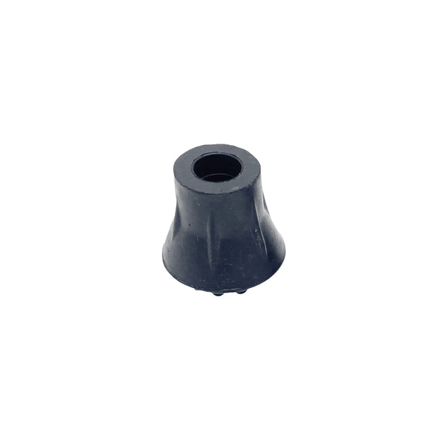 1/2" Extra Grip Black Rubber Replacement Cane Tips - 2 Pack-Classy Walking Canes