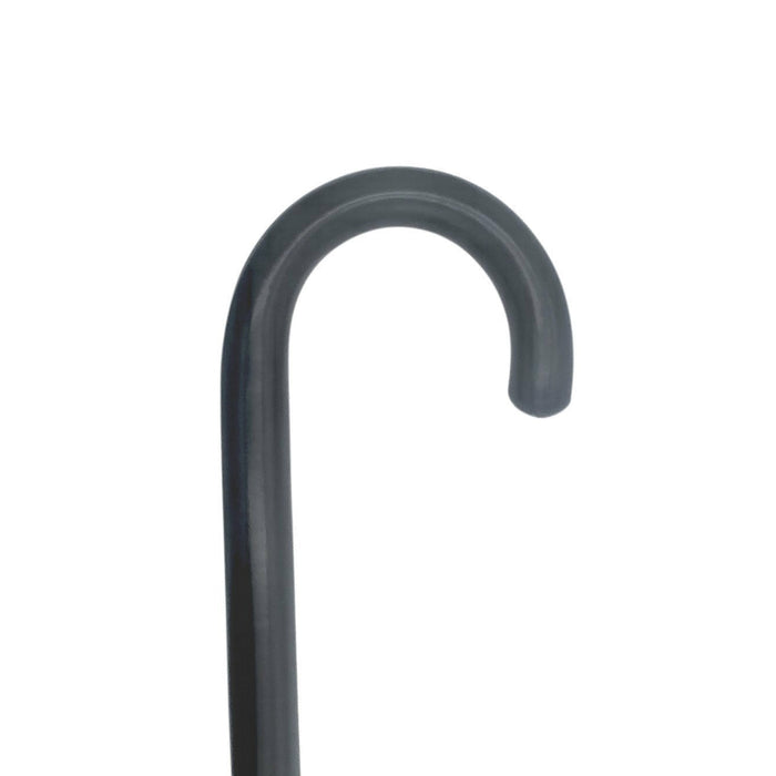 Classy Walking Cane 7/8 inch Tall Crook in Black-Classy Walking Canes