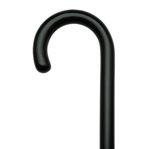 Black Crook Handled Cane Unisex-Classy Walking Canes