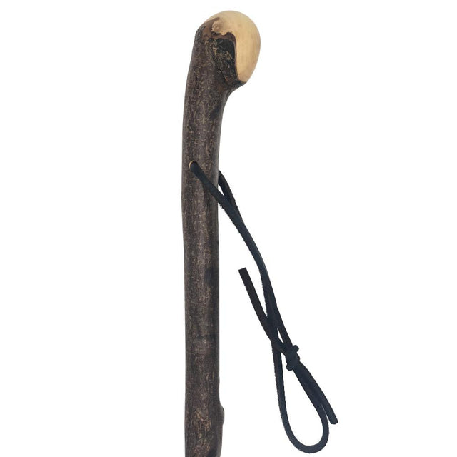 Blackthorn Knobstick with Leather Strap-Classy Walking Canes