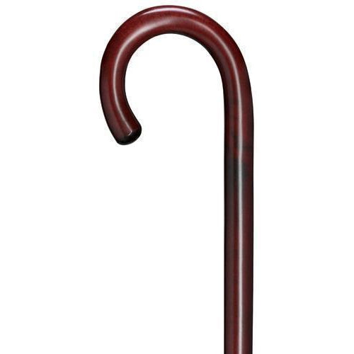 Burgundy Crook Handled Cane for Men-Classy Walking Canes