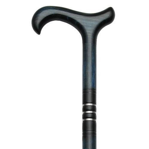 Casino Blue Walking Stick-Classy Walking Canes