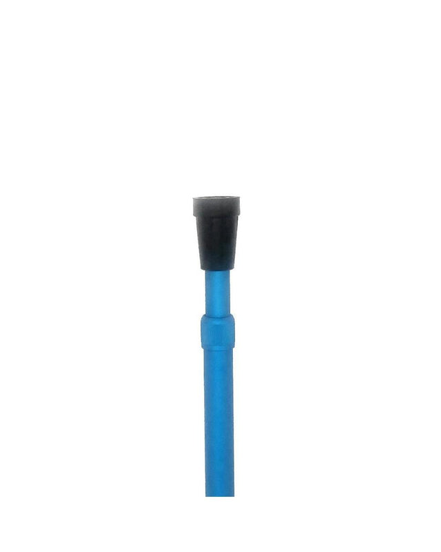 Classy Canes Adjustable Turquoise Blue with Black Swirl Handle and Rhinestones-Classy Walking Canes