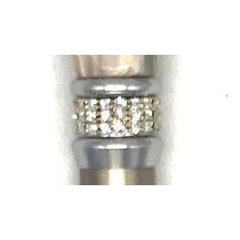 Classy Walking Canes Adjustable Elegant Cream White With Rhinestone Collar-Classy Walking Canes