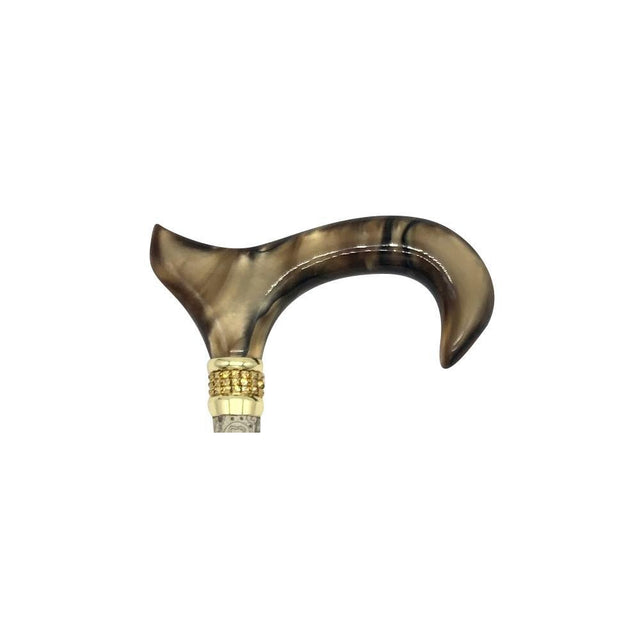 Classy Walking Canes Adjustable Fashionable Khaki Rhinestone and Pearls-Classy Walking Canes